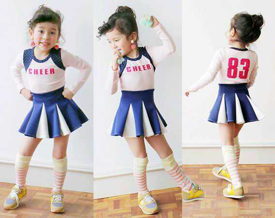 St Cheer Girls Kids 50rb bhn spandex muat 5 ampe 7 taun (trgntung anak)