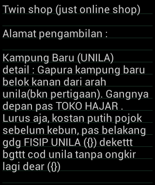 Alamat pengambilan &amp; pembayaran (BDL)!!! BRG READY 3-5 HARI STLH BYR (FULL) BS TRF/BYR LANGSUNG. 😍😘