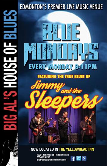 Jimmy and the Sleepers​ will take the stage tonight at 8pm; No cover! #yeg #yegblues
