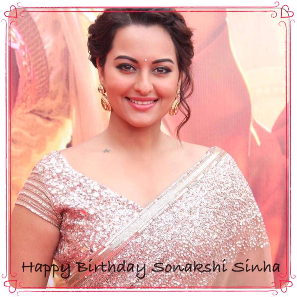 Swee Wishes The Leading Bollywood Actress Sonakshi Sinha A Very Happy Birthday     