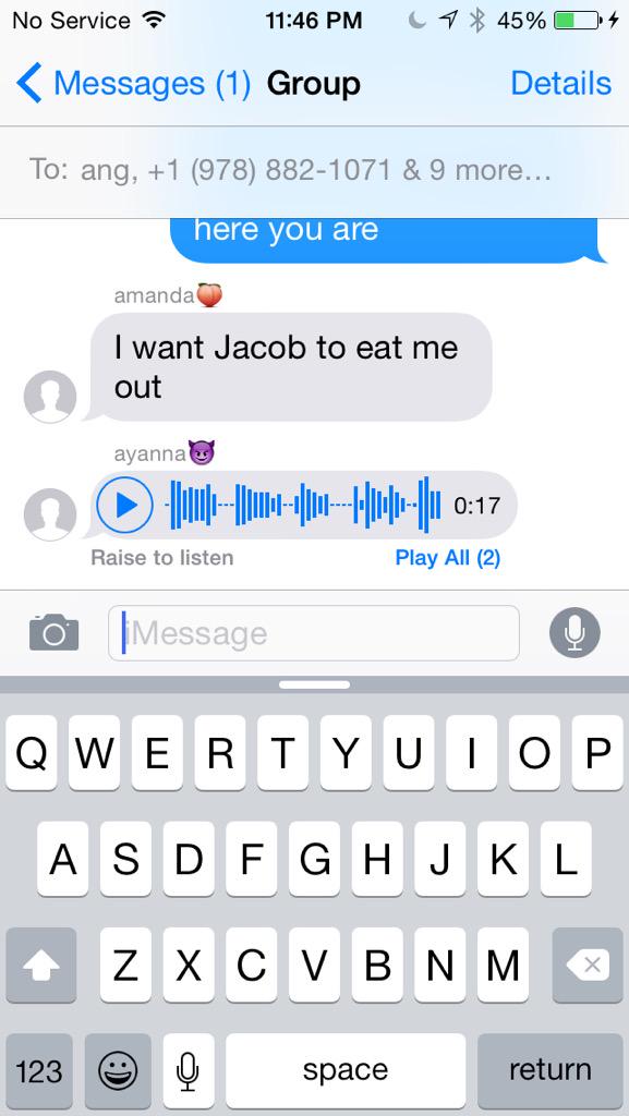 thotfooljacob's tweet photo. #apieceofmeonitunes when your friend texts you the think to Jacobs free song and it escalates quickly http://t.co/OT3CWuWZt9