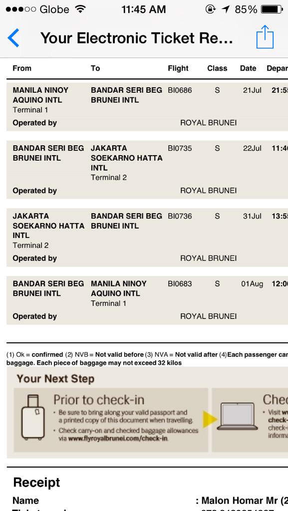 athomedito's tweet photo. Flying with @RoyalBruneiAir this July!! See you JAKARTA @jakartamun #JAKARTAMUN2015 #JMUN2015 http://t.co/OF5heQxAF2