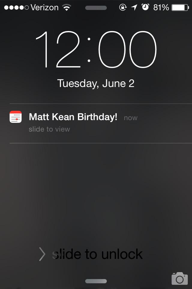 Happy birthday 