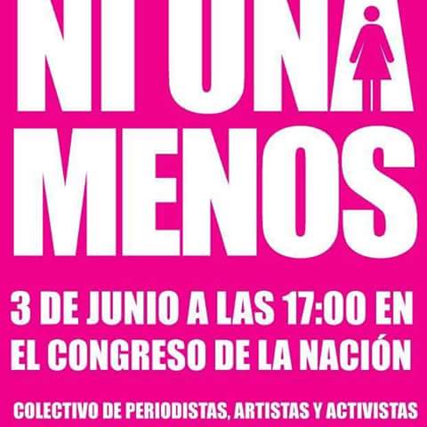UProgresista_'s tweet photo. Miércoles 3 de Junio #NiUnaMenos  #TocanAUnaTocanATodas http://t.co/P90GXkmpCP