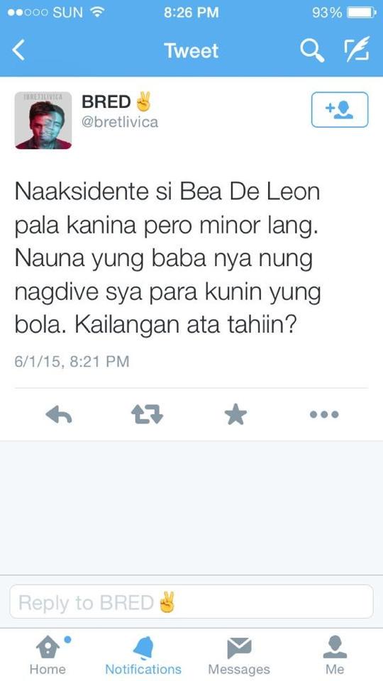 PhenAngela's tweet photo. Aw!Get well soon Baby phenom :(  
@_beadel http://t.co/lRr1YwIF6i