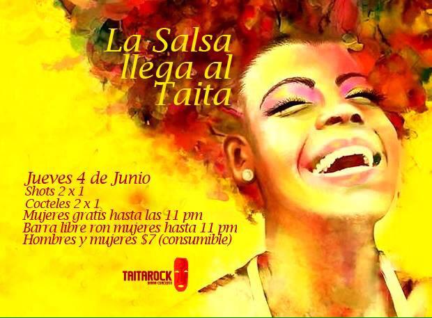 TaitaRock's tweet photo. Este jueves a sentir la salsa en tu cuerpo. Cocteles 2x1,Chicas free y barra libre 11pm #juevesdesalsauio #taitarock http://t.co/b3p71DQfcV