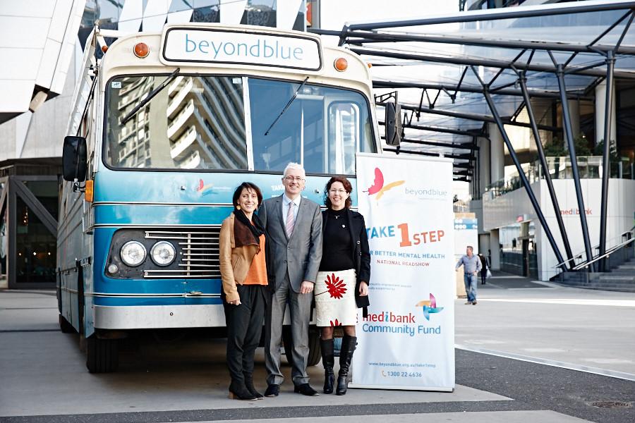 medibank's tweet photo. After 460 days on the road @beyondbluebus has ended its journey. That'll do bus, that'll do #mentalhealth #GenBetter http://t.co/1AG4rRMh8l