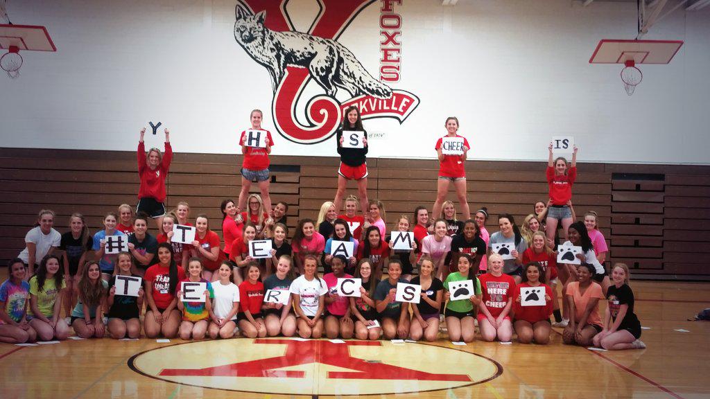 l_hatch's tweet photo. “@yorkvillecheer: YHS cheer is #TeamTercs - are you!?! @TheEllenShow http://t.co/N9MAEOlbSs”