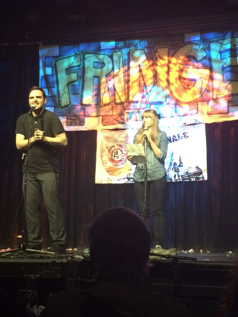 whatsupmtlTV's tweet image. .@ohyeahnokidding + @jessfildes : beloved @montrealimprov -isers present #EverythingIsNormal @Fringemtl #fringebuzz