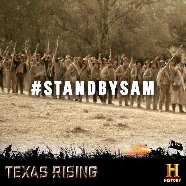HISTORY's tweet photo. All in favor of Sam Houston staying in command? #GEICORising
Vote #StandBySam OR #RelieveCommand to unlock a video! http://t.co/5nusCPI9aZ