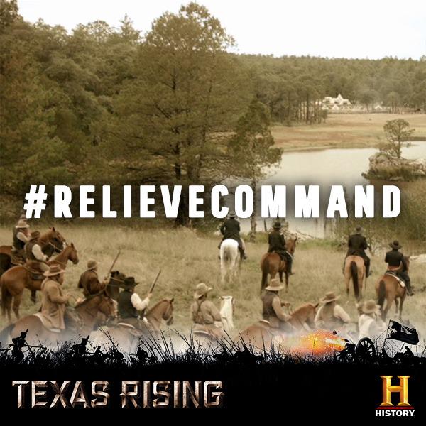 HISTORY's tweet photo. All in favor of Sam Houston staying in command? #GEICORising
Vote #StandBySam OR #RelieveCommand to unlock a video! http://t.co/5nusCPI9aZ