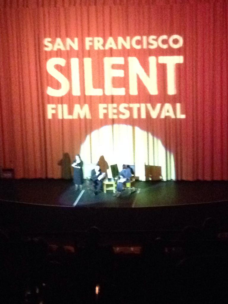 SF Silent Film Fest on Twitter "Serge and Kevin onstage now. So