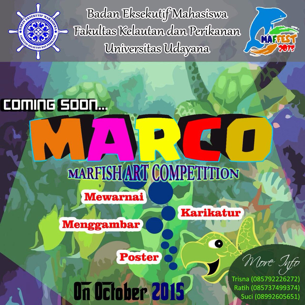 AbdiSemele's tweet photo. More info : 
- Trisna (085792226272)
- Ratih (085737499374)
- Suci (08992605651) http://t.co/OwRYxBe0gY