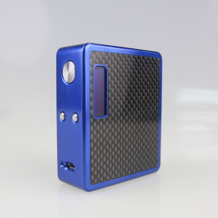 Sapphire Blue Esquare DNA40 BOX MOD