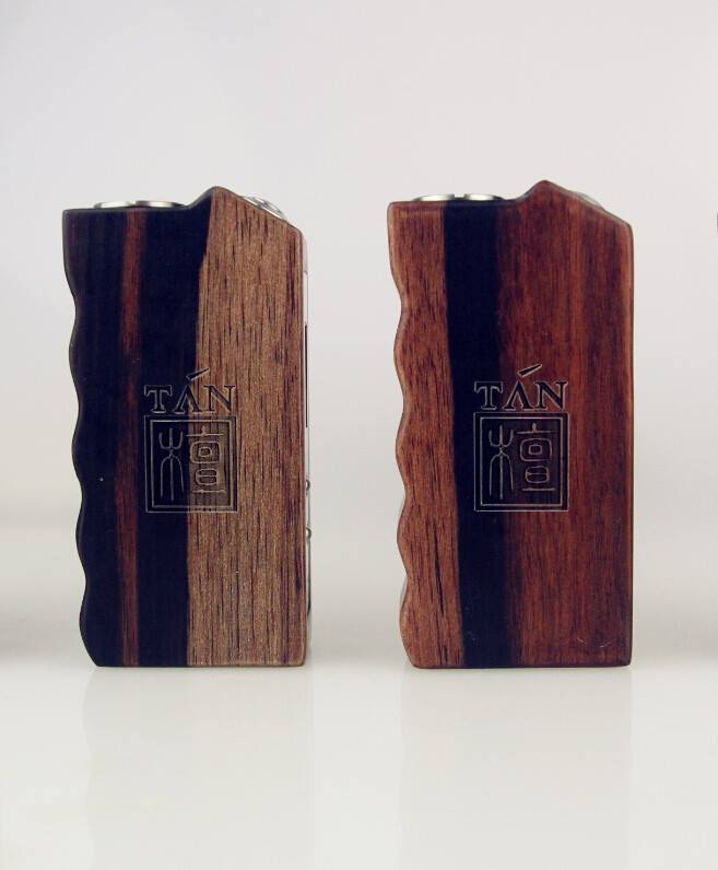 Lost Vape Tan Plus DNA40 box mod
Seal script logo engraved
Made of 100% hand-picked Indonesia Makassar Ebony Wood
