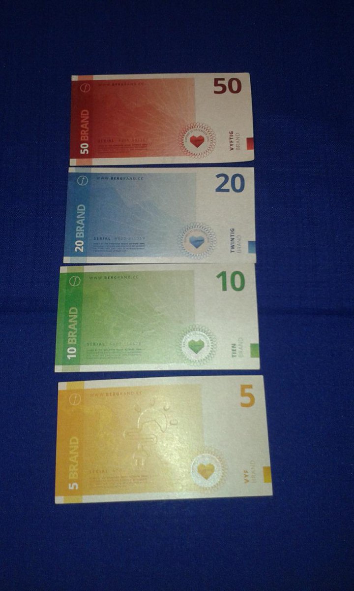 lofioramonti's tweet photo. SA 1st local currency at #govinn2015...the BRAND @robintransition @mbauwens http://t.co/I8bnp6quNC