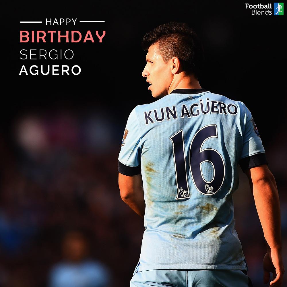 Happy 27th Birthday to Manchester City\s and Argentina\s striker SERGIO AGUERO!    