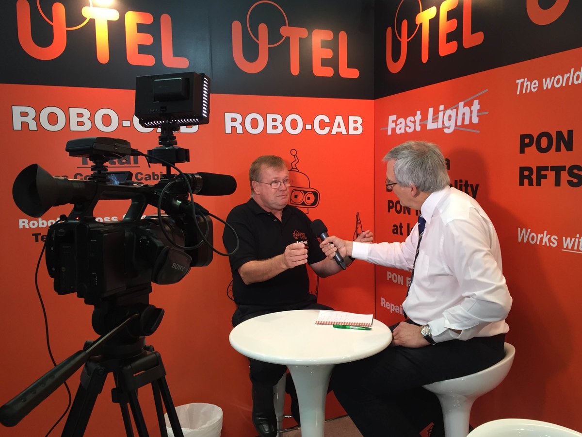 Proactive_PR's tweet photo. Our first interview of #CommunicAsia2015 with Max Penfold, International Sales Manager at UTEL @briandolby http://t.co/gI1GkvPSlf
