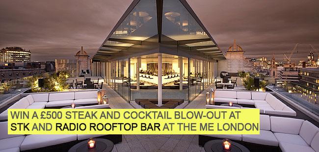 SquareMeal's tweet photo. #Win an evening with @MELondonHotel inc. a £200 tab for @radioatmelondon &amp; £300 at @STKLondon. Follow &amp; RT to enter! http://t.co/2WKVyCDSIB