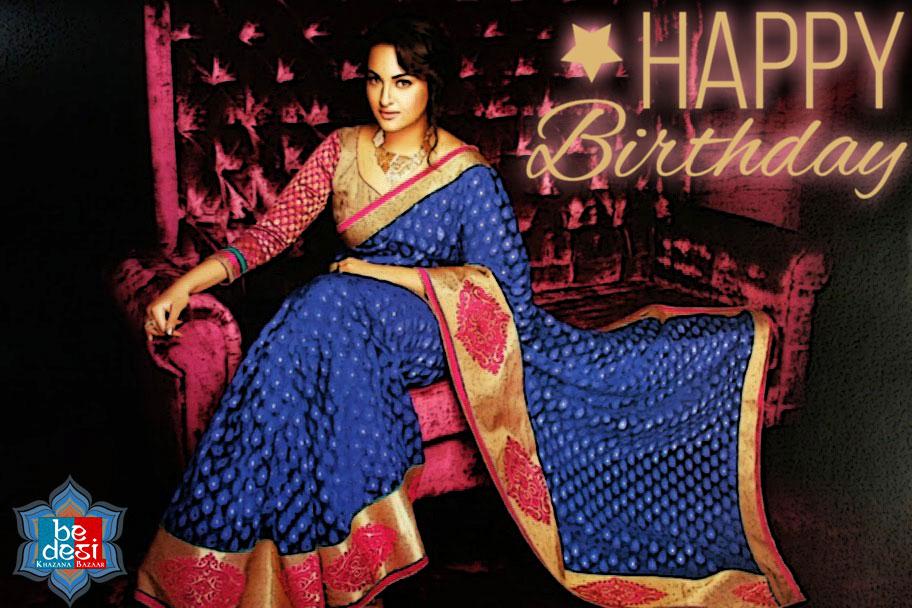 Khazana Bazaar wishes gorgeous Sonakshi Sinha a very happy birthday!!! 