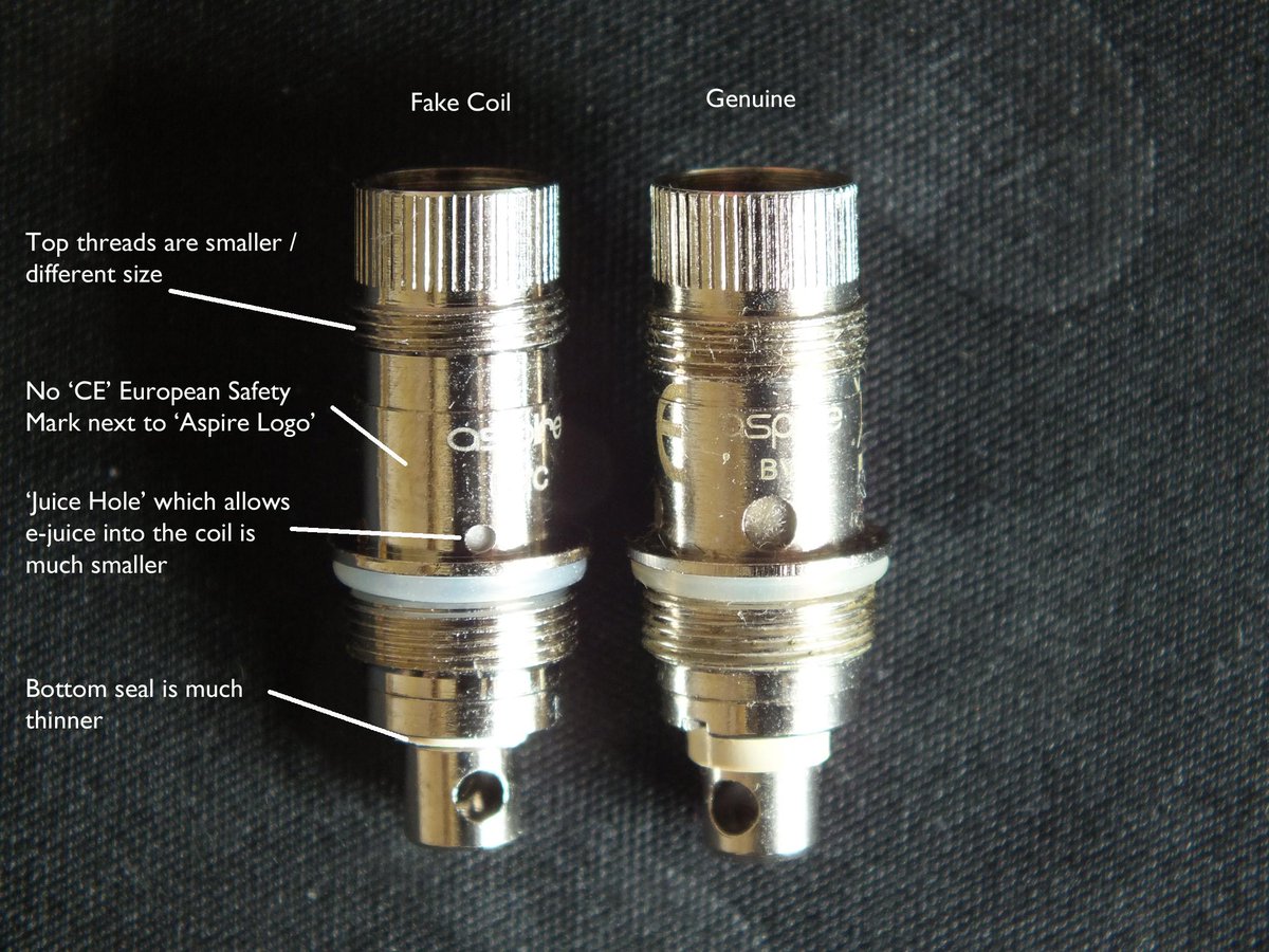 jonty1512's tweet photo. @martynparker Please RT Fake Aspire Nautilus BVC coils doing the rounds in the UK. Need to warn #vapers http://t.co/1ric2RDtNX
