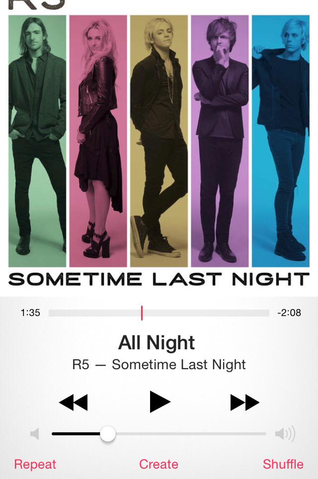 basicallyross2's tweet image. when #SometimeLastNight comes out I will be up "all night" with excitement 😉 @officialR5