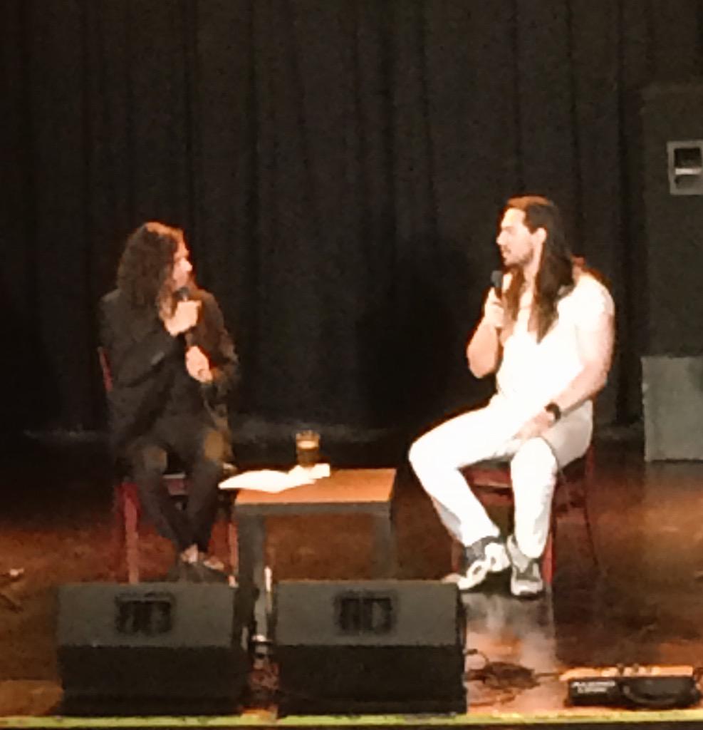 mscolleenoleary's tweet photo. Who knew @AndrewWK speaks exactly the same as my 65-yr-old Wisconsin mother? #EverythingIsFest http://t.co/7Kb6rrqt8b