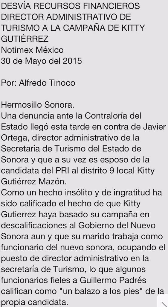 MartinLara00's tweet photo. @creatpolitico El esposo de @KittyGutierrezM ,Javier Ortega roba 240 mil pesos para su campaña #TrueHistory http://t.co/uWiaop5xfw