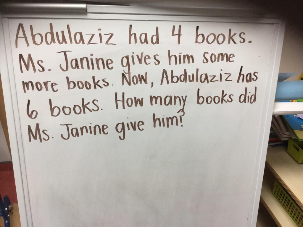 1stGradeMathQAW's tweet photo. Problem of the day! Try it out for yourself! http://t.co/rnKzYyNWax