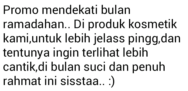 Shopingyu's tweet photo. Grosir kosmetik termurah/terlengkap Promo Minggu &amp; Senin free ongkir @danishop9Grosir Pin:286c36f3 / 081363086565
http://t.co/qhdJFGxnHG u