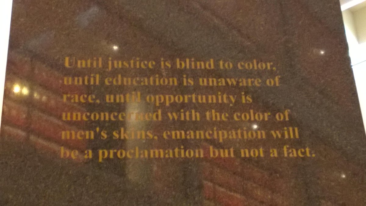 vrindapisharody's tweet photo. Until justice is blind to color, educn unaware of race...emancipation is just a proclamation #LBJohnson @LBJLibrary http://t.co/FLb7zW8KCM
