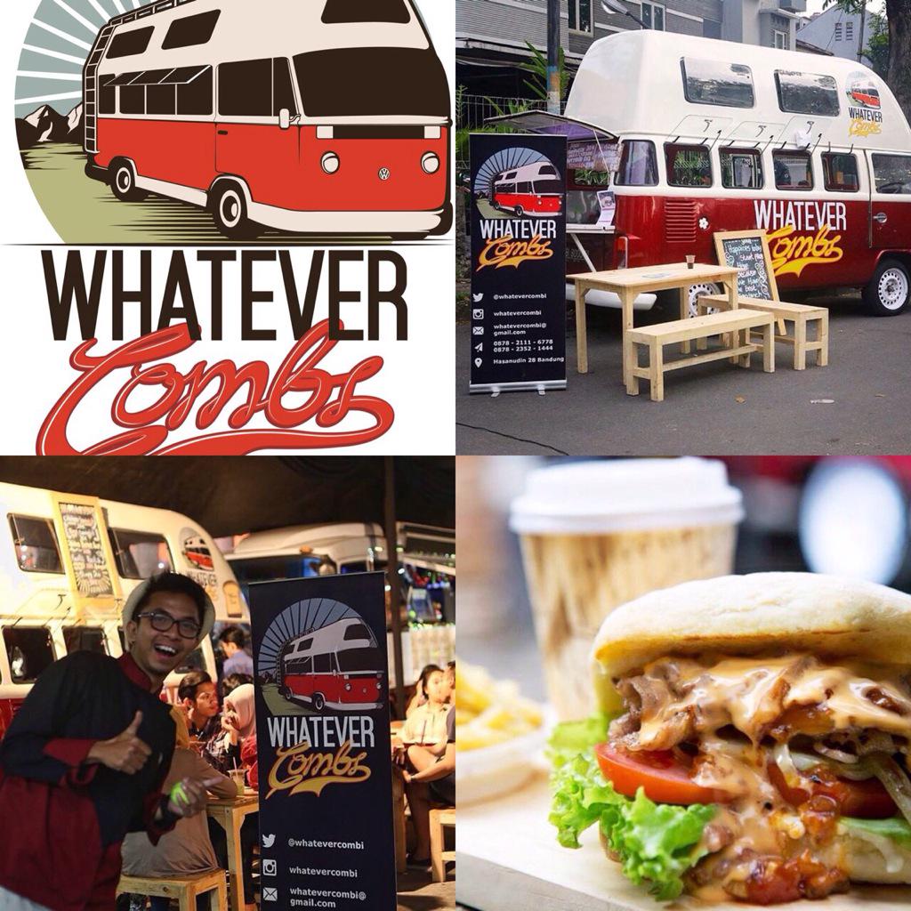 rf3official's tweet image. The now-happenin food truck: @whatevercombi!! I cant wait to taste the taste of the savory menu, can you? 😛