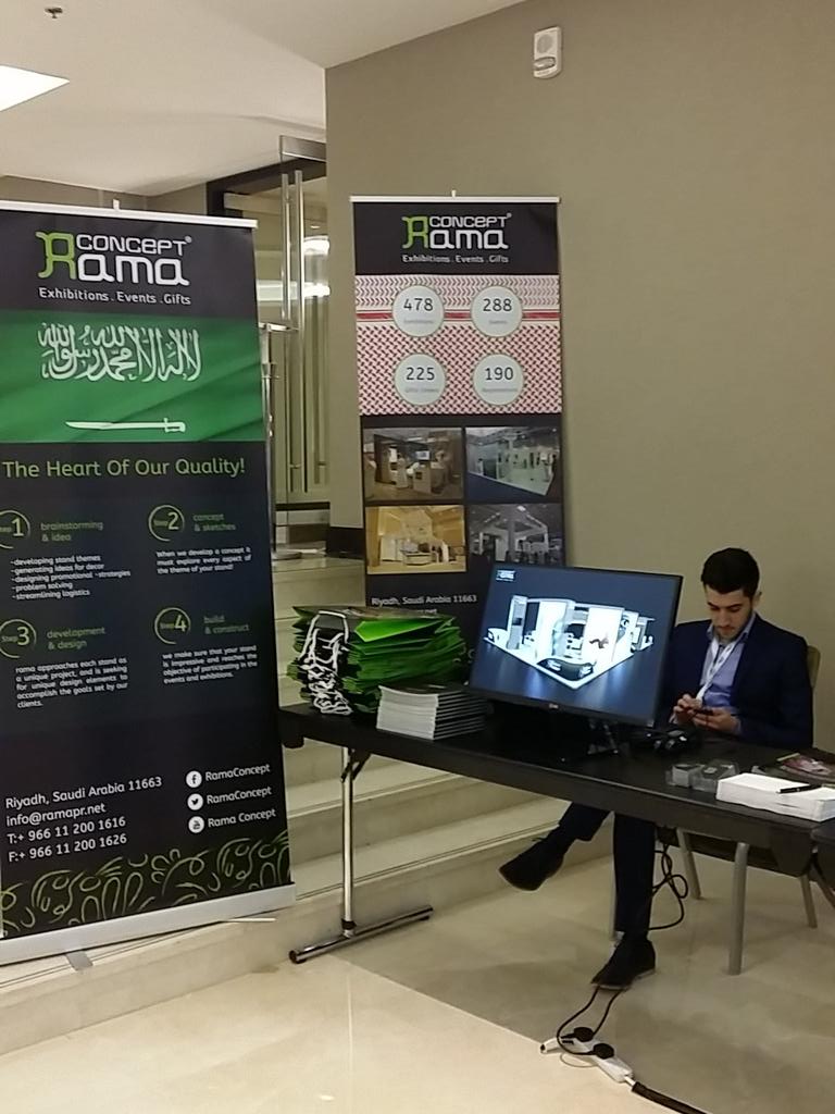 RamaConcept's tweet photo. مشاركة راما في معرض Event Show Middle east 2015
#MEES15
#SaudiArabia
#events http://t.co/lRx9iC4IHn