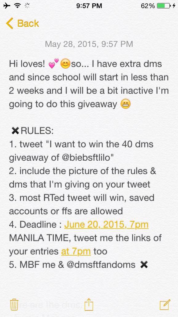 onIyniaIIs's tweet photo. I want to win the 40 dms giveaway of @biebsftlilo http://t.co/eWVc1VM9Bc