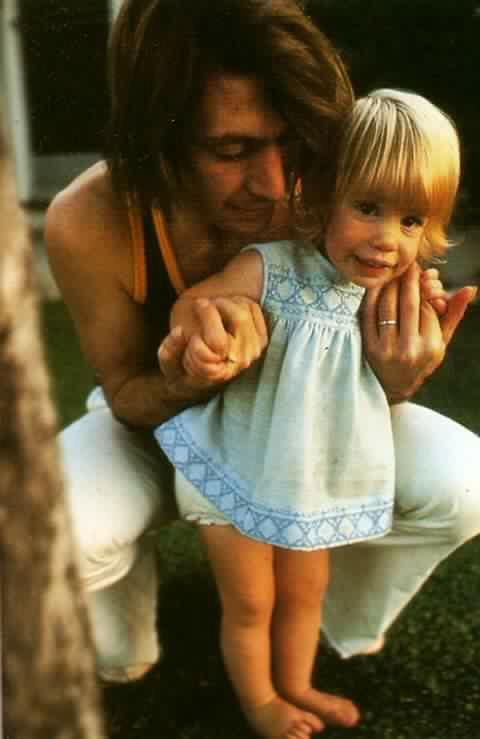Happy birthday Charlie Watts, photographed here with his daughter Serafina  