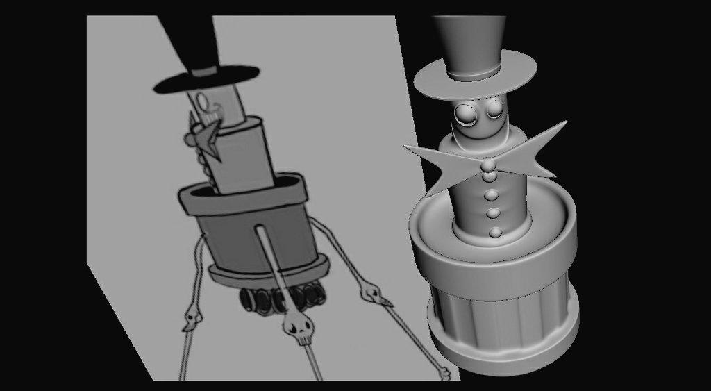 yacaughtme's tweet photo. Taking a teammate sketch and making it 3d, here's the begging of #theclaw #animation #bearsproject http://t.co/L7PwWj3yF8