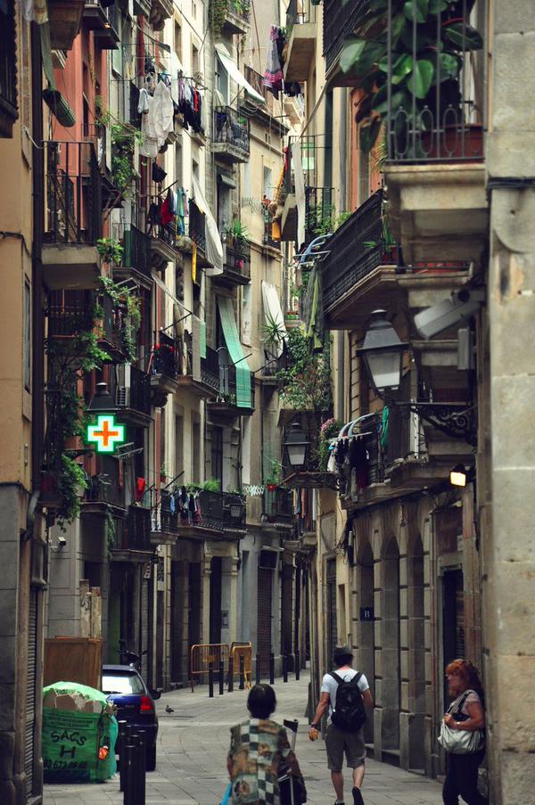 The Gothic Quarter, Barcelona, Spain