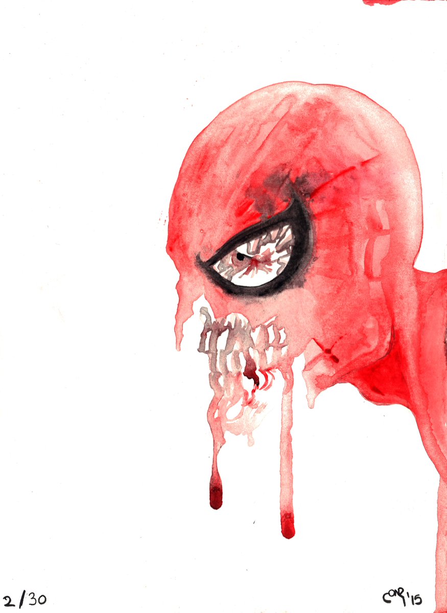 Entimani's tweet photo. #SpiderJune 2/30 'Zombie Spider-man' (Marvel Zombies) @RobertKirkman #seanphilips #spiderman #zombies #fanart #marvel http://t.co/M5uUuffLmc