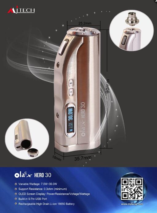 Ola x hero 30w support 0.3ohm battery.  Contact skype:joyren86
<a href="/VaporAuthority/">Vapor Authority</a> <a href="/killermushroom/">Andy Stidham</a> <a href="/ukvaper/">UK Vaper</a> <a href="/VapeMadness/">Vape Madness</a>