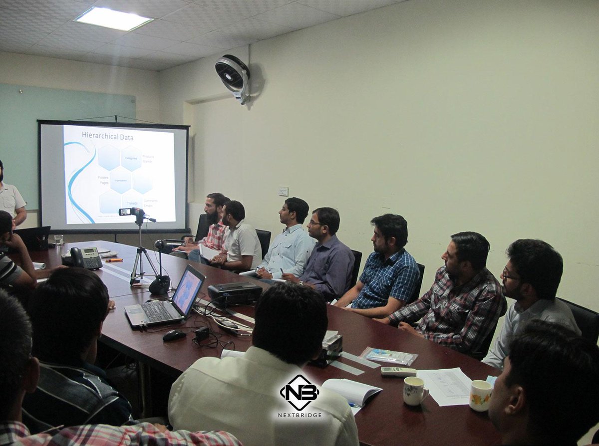Nextbridge_pk's tweet image. In-House Training Session 

Topic: #HierarchicalData in #SQL 
Speaker: Nazar Hussain