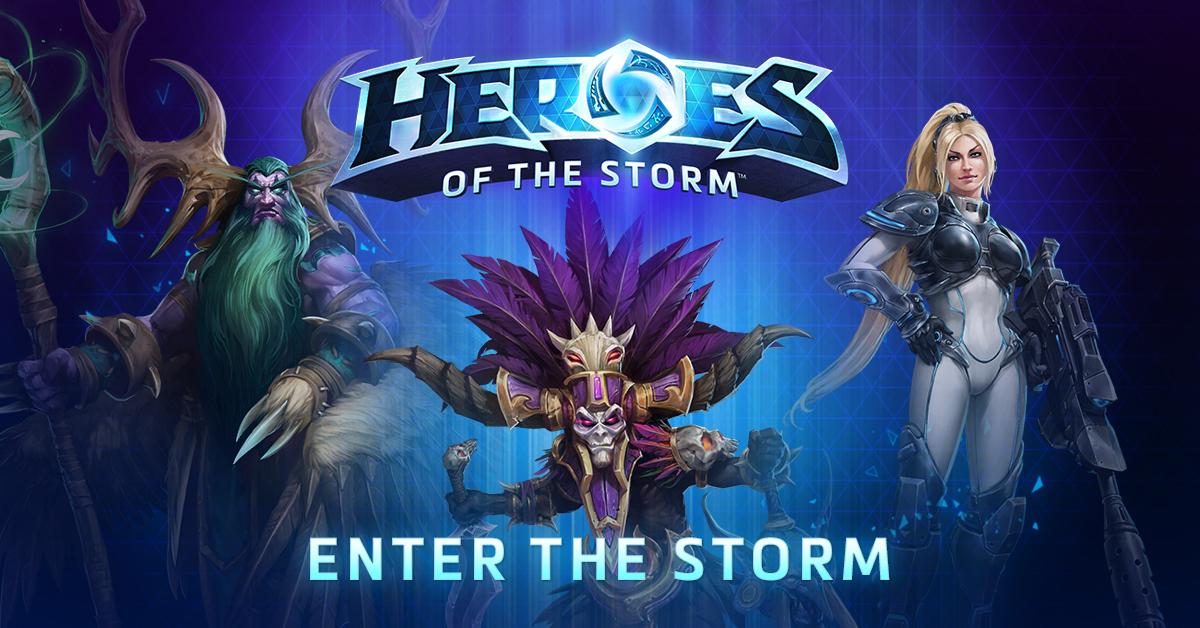 BlizzHeroes's tweet photo. Heroes of the Storm is launching! Prepare yourself to enter the storm…Click now: http://t.co/7uivTA81go http://t.co/XAzwIypffT