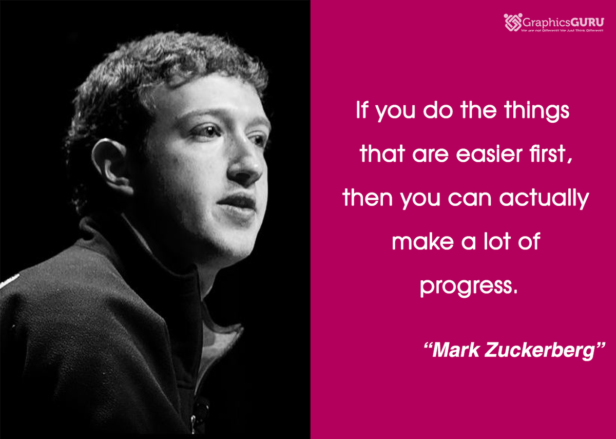 GraphicsGurus's tweet image. If you do the things that are easier first, then you can actually make a lot of progress. Mark Zuckeberg" #RBIPolicy