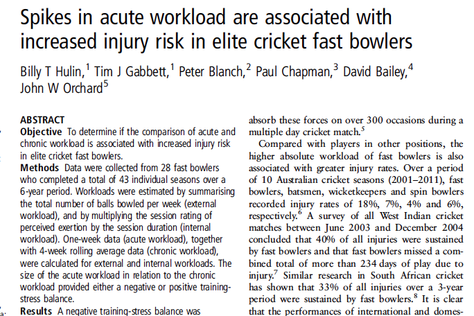 PFisher_Physio's tweet photo. Spikes in workload lead to an increased risk of injury #manageload #sportmedicine http://t.co/xed8v1npPm