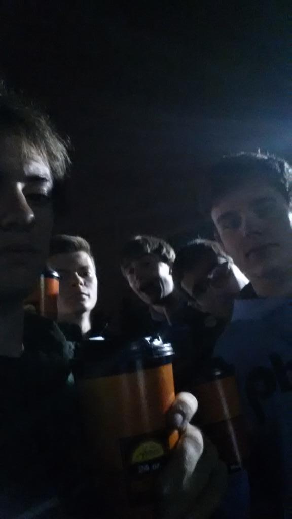 IRMaydick's tweet photo. Tailgate update #10 3:21 am: coffee run was successful http://t.co/4RsEuIgcNJ