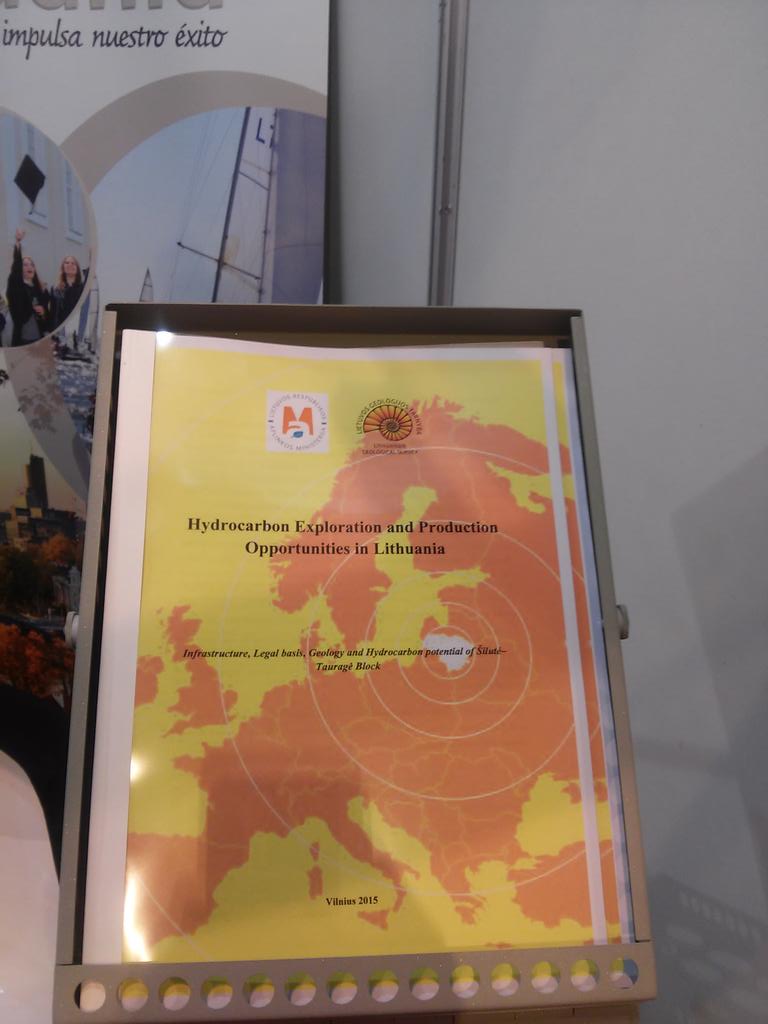 LTshale's tweet photo. Interested in #Lithuania hydrocarbon exploration &amp; production opportunities? Visit us @ #EAGEMADRID2015 conference http://t.co/PEflIDgU1e