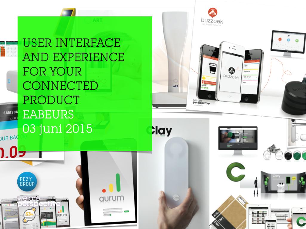 weRperspective's tweet image. Gernot, our lead designer will be part of @eabeurs tmrw. Talking about connected product exp. Will you be there? #IoT