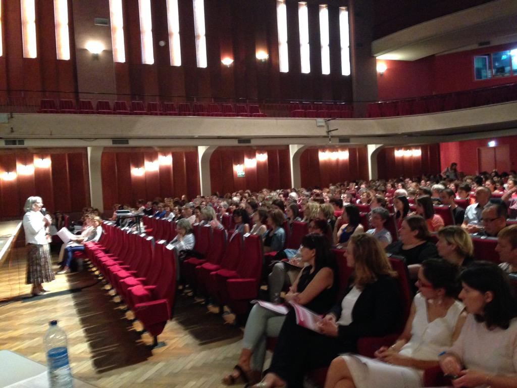 Elodue's tweet photo. Salle comble pour la journée d'étude de Lyon @IFMR_Validation #validationLyon #NaomiFeil http://t.co/GPJSbwKQqk