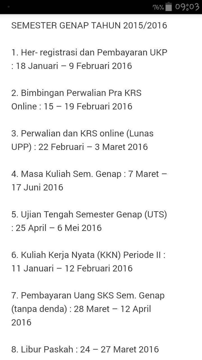 BEMSCU's tweet photo. Informasi Akademik periode 2015/2016 http://t.co/cYgaS8WnLV