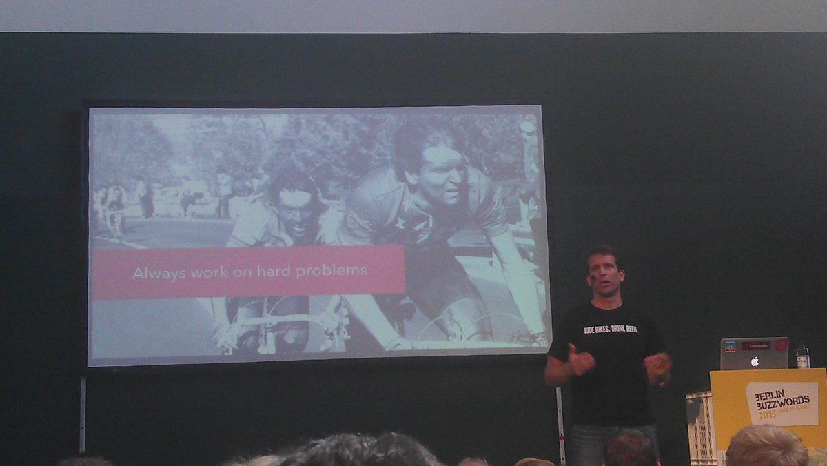 Always work on hard problems - <a href="/gsingers/">GRJ Singers</a>  <a href="/Lucidworks/">Lucidworks</a>  #bbuzz