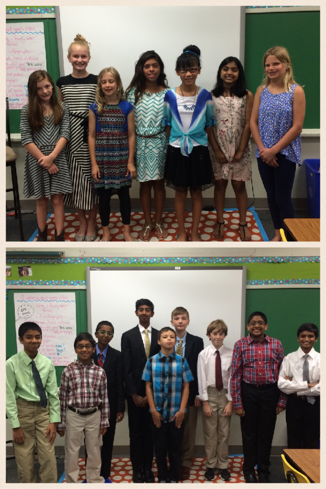 pinktkling's tweet photo. All dressed up and ready for exhibition!! So proud!! #pinkcreates #cisdlearns http://t.co/lzaDAKAaZM http://t.co/iCkoSlNEjq